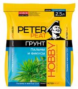Изображение товара Грунт для пальм и фикусов Peter Peat Хобби, 2,5 л