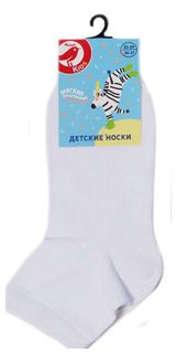 Изображение товара Носки детские АШАН Красная птица белые, р.22/24