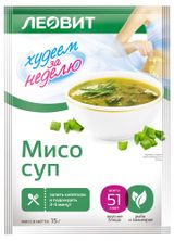 Изображение товара Суп «Леовит» Худеем за неделю мисо, 15 г