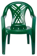 Изображение товара Кресло пластиковое Garden Star зеленое, 60х66х84 см