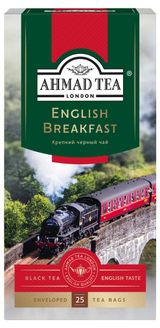Изображение товара Чай черный Ahmad Tea English Breakfast в пакетиках, 25х2 г