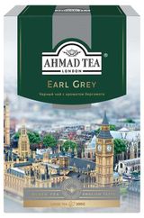 Изображение товара Чай черный Ahmad Tea Earl Grey листовой с бергамотом, 200 г