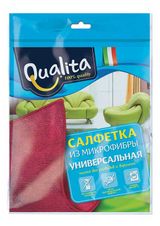 Изображение товара Салфетка для уборки Qualita универcальная из микрофибры, 1 шт