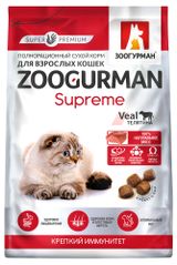 Изображение товара Сухой корм для кошек «Зоогурман» Supreme Veal телятина, 350 г