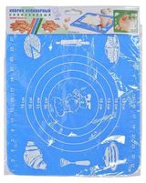 Изображение товара Коврик кулинарный силиконовый с разметкой, 29x26 см