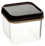 Изображение товара Банка для сыпучих продуктов «Полимербыт» квадратная, 0,6 л