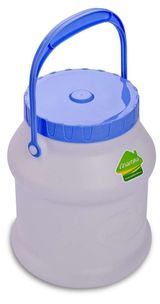 Изображение товара Бидон Martika пластиковый пищевой белый, 3 л