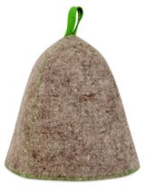 Изображение товара Шапка банная «ГлавБаня» войлочная серая