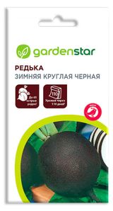 Изображение товара Семена Редька Garden Star Зимняя черная круглая, 1 г