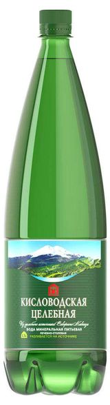 Изображение товара Вода минеральная «Кисловодская целебная» с газом, 1,5 л