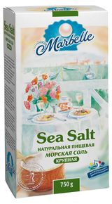 Изображение товара Соль морская Marbelle крупная, 750 г