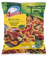 Изображение товара Овощная смесь Паста Якисоба «4 Сезона» Японское блюдо замороженное, 600 г