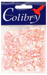 Изображение товара Пайетки Colibry 6 мм персиковые, 10 г