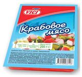 Изображение товара Мясо крабовое VICI замороженное, 200 г