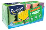 Изображение товара Губка для посуды Qualita Bubble Effect, 5 шт