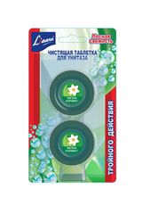 Изображение товара Чистящая таблетка для унитаза Liaara Лесная свежесть, 2х50 г