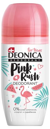 Изображение товара Дезодорант шариковый Deonica for Teens Pink Rush, 50 мл