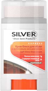 Изображение товара Крем-блеск для обуви Silver Premium Comfort коричневый, 50 мл