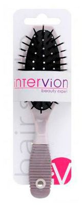 Изображение товара Расческа для волос Inter-Vion с резиновой ручкой, 1 шт