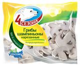 Изображение товара Грибная смесь Грибы Шампиньоны «4 Сезона» нарезанные замороженные, 400 г