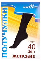 Изображение товара Гольфы женские «ИЖТЕКС» 40 DEN черные, 2 пары