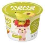 Изображение товара Творог детский «Мама Лама» персик груша от 3-х лет 3,8% БЗМЖ, 100 г