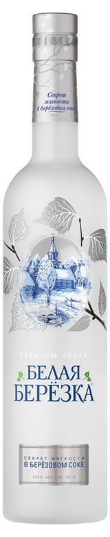 Изображение товара Водка «Белая Берёзка» Россия, 0,5 л