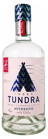 Изображение товара Водка Tundra Authentic Россия, 0,7 л