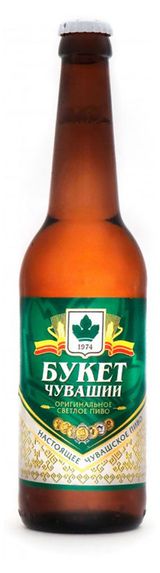 Изображение товара Пиво «Букет Чувашии» светлое фильтрованное пастеризованное 6,8%, 450 мл