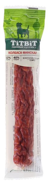 Изображение товара Лакомство для собак TiTBiT колбаса Финская Золотая коллекция, 30 г