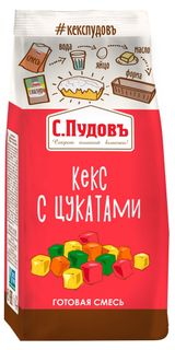 Изображение товара Смесь для выпечки «С.Пудовъ» Кекс с цукатами, 300 г