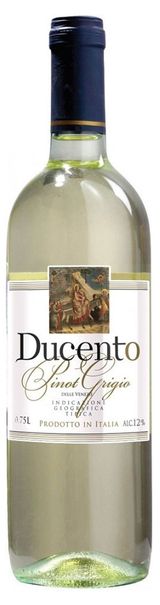 Изображение товара Вино Ducento Pinot Grigio белое сухое Италия, 0,75 л