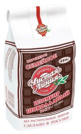 Изображение товара Мороженое пломбир «Чистая Линия» Семейное шоколадное, 450 г