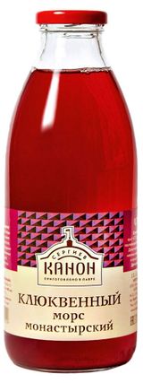 Изображение товара Морс монастырский Клюквенный «Сергиев Канон» монастырский охлажденный, 750 мл