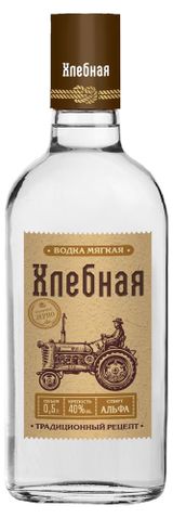 Изображение товара Водка «Хлебная» Россия, 0,5 л