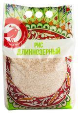 Изображение товара Рис АШАН Красная птица длиннозерный, 3 кг