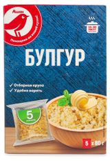 Изображение товара Булгур АШАН Красная птица в пакетиках, 400 г