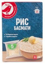 Изображение товара Рис Басмати АШАН Красная птица в варочных пакетах, 5х80г