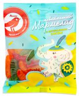 Изображение товара Мармелад жевательный АШАН Красная птица с натуральным соком, 75 г