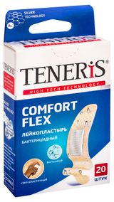 Изображение товара Лейкопластырь Teneris Comfort Flex бактерицидный, 20 шт