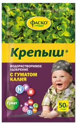 Изображение товара Удобрение «Фаско» Крепыш для рассады с гуматом калия, 50 г