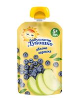 Изображение товара Пюре «Бабушкино Лукошко» Яблоко черника с 5 мес., 90 г