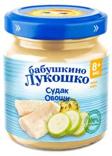 Изображение товара Пюре «Бабушкино Лукошко» судак овощи с 8 мес., 100 г
