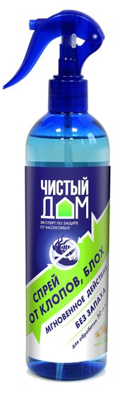 Изображение товара Спрей от клопов «Чистый дом», 400 мл