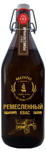 Изображение товара Квас «Афанасий» Ремесленный живой нефильтрованный, 1 л