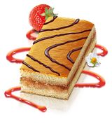 Изображение товара Пирожное бисквитное «Русский бисквит» Клубничное 8Х30 г, 240 г