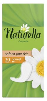 Изображение товара Прокладки ежедневные Naturella ароматизированные женские гигиенические ромашка нормал, 20 шт