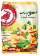 Изображение товара Овощная суповая смесь Щавелевый суп АШАН Красная птица замороженная, 400 г