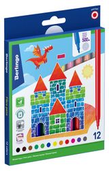 Изображение товара Фломастеры Berlingo Замки смываемые, 12 цветов