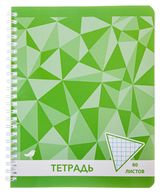Изображение товара Тетрадь АШАН Красная птица в клетку А5, 80 л